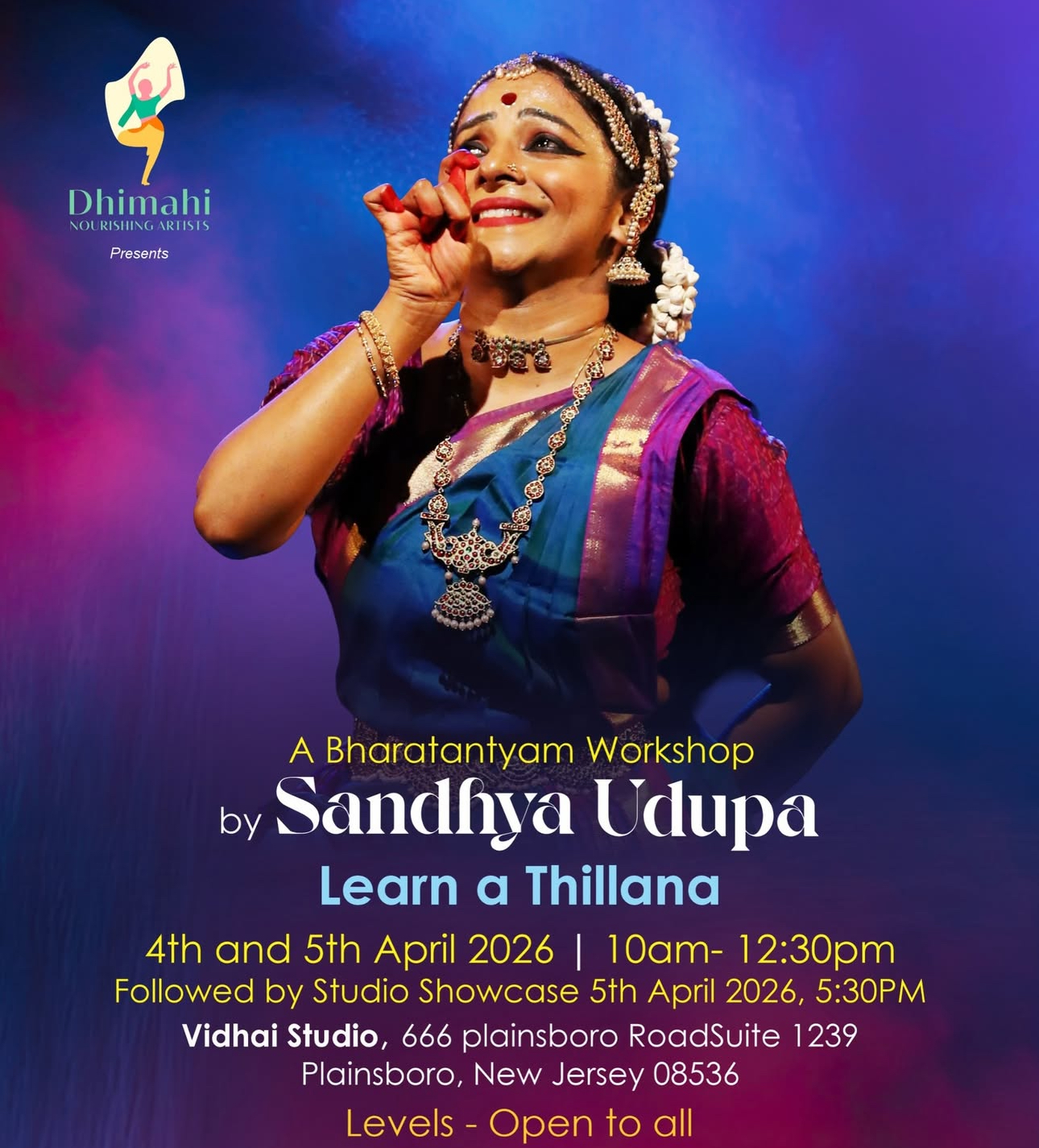 Sandhya Udupa Bharatanatyam Workshop